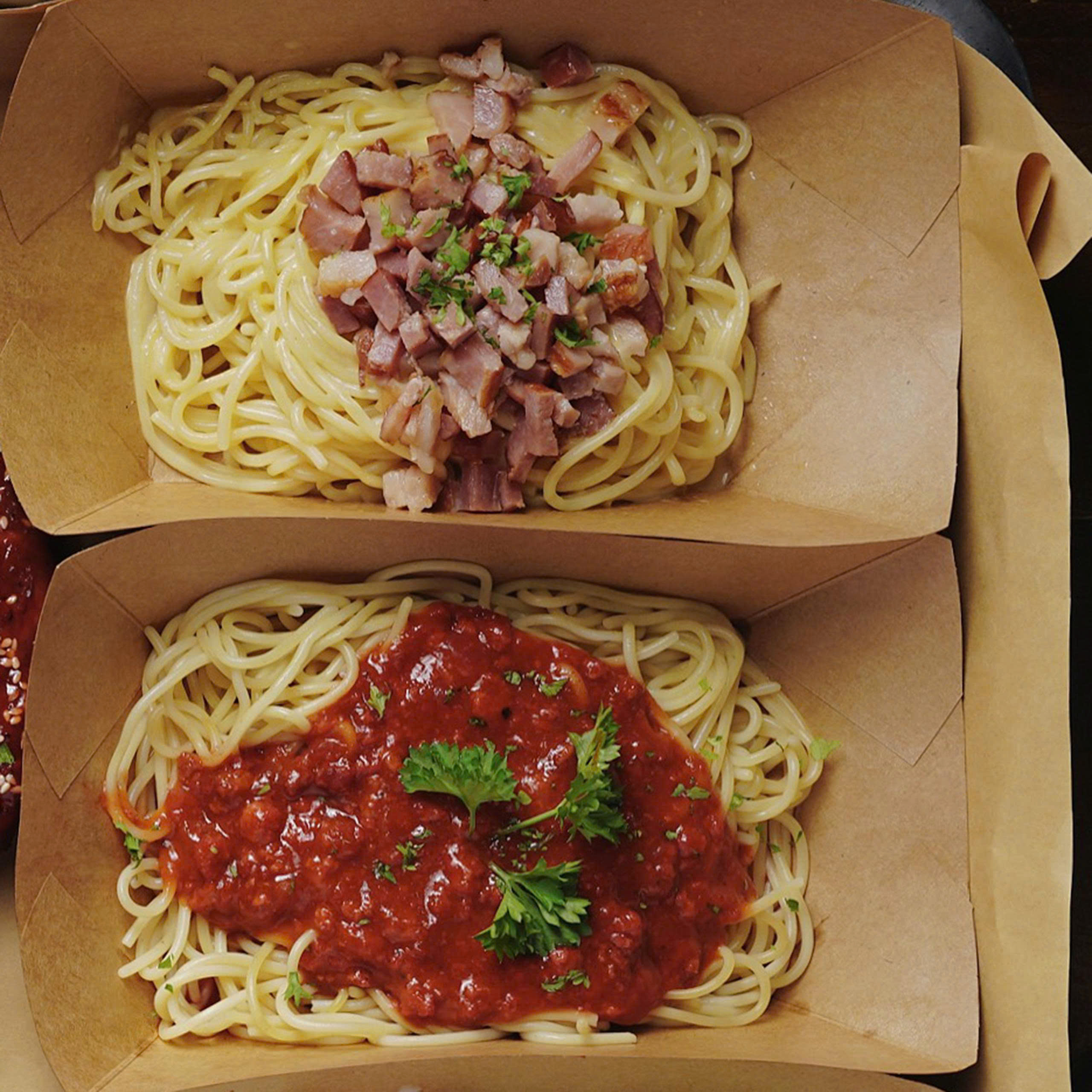 Mì Spaghetti và Pizza