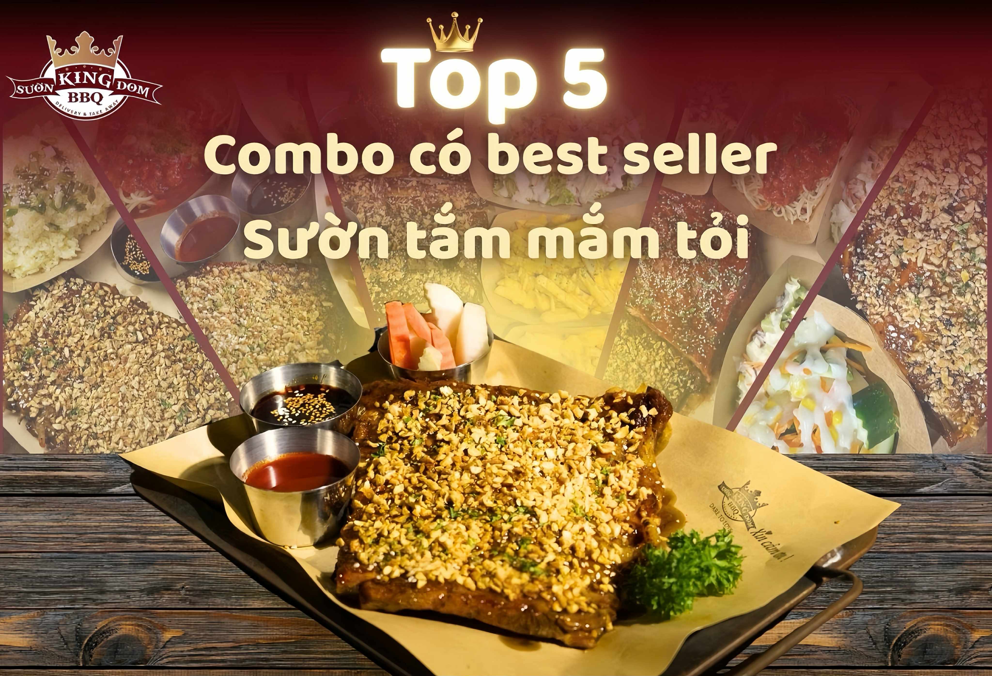 Top 5 Combo Sườn Tắm Mắm Tỏi Must Try Tại Sườn Kingdom