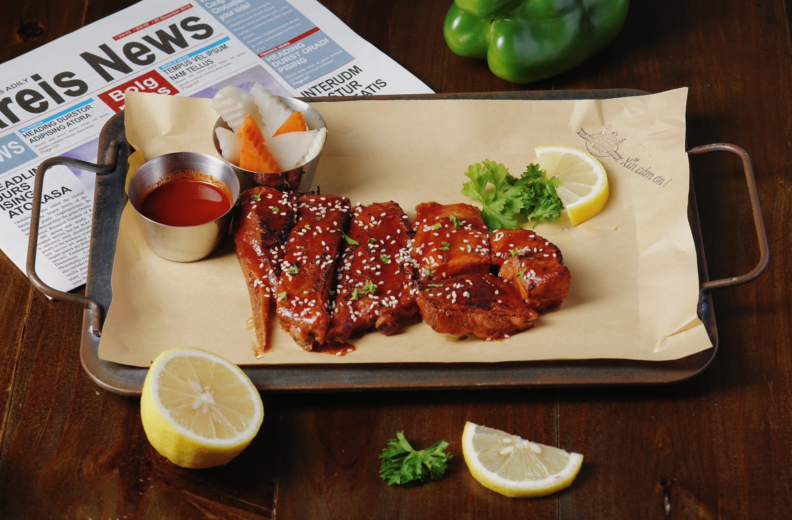Sườn BBQ Size S (1 người ăn)